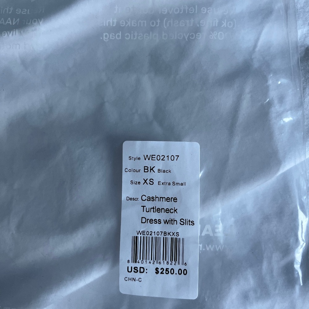 NWT--Cashmere Dress from NAADAM